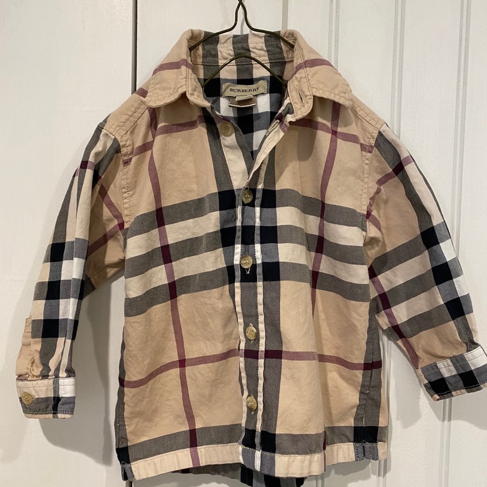 Boys Burberry Dress Shirt